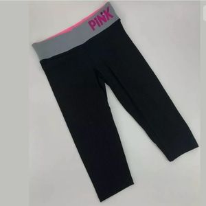 Victoria's Secret Pink Yoga Pants Black Sz S